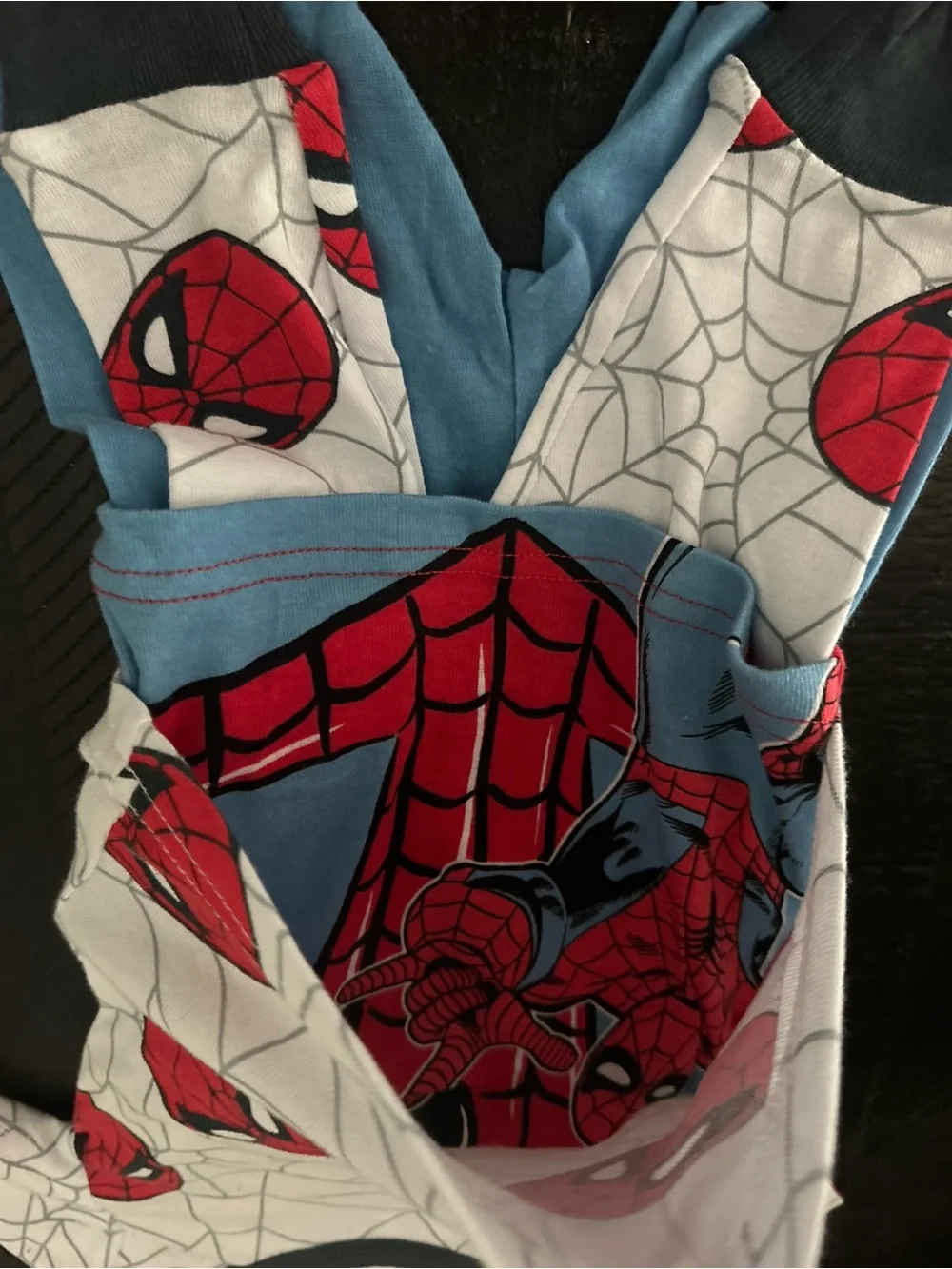Carter's Spider Web Pajama Costume Set - Red, Blue, White